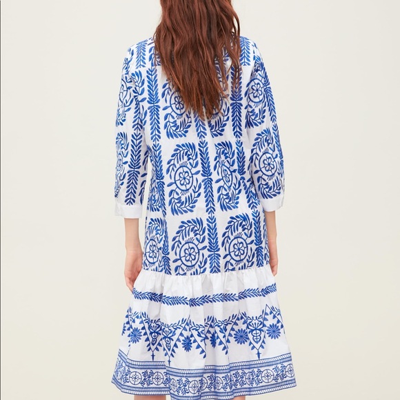 BLOGGERS FAVORITE ZARA EMBROIDERED DRESS - Picture 5 of 8
